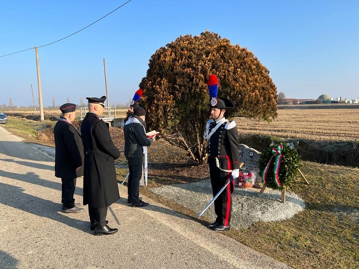 La commemorazione dell'anniversario della scomparsa dell'Appuntato di Salvatore Vinci