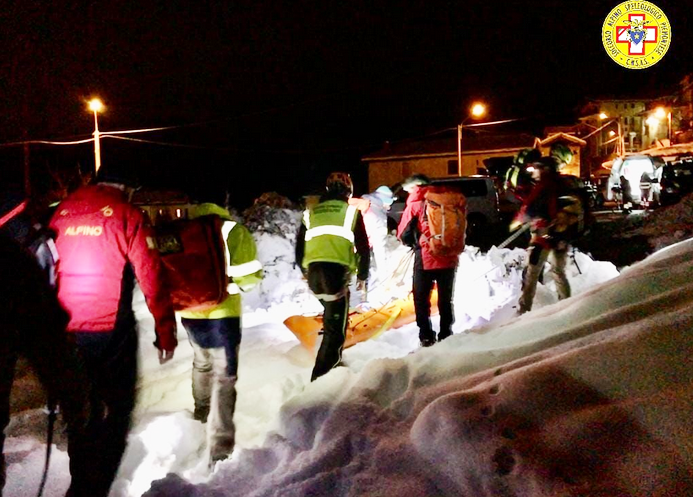 neve notte fila case