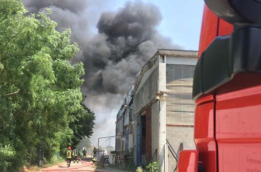 cameri incendio