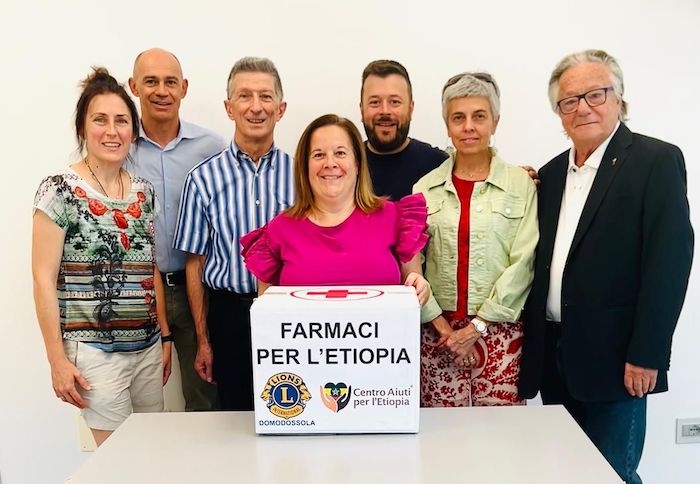 Farmaci per l'Etiopia dal Lions Club di Domodossola 